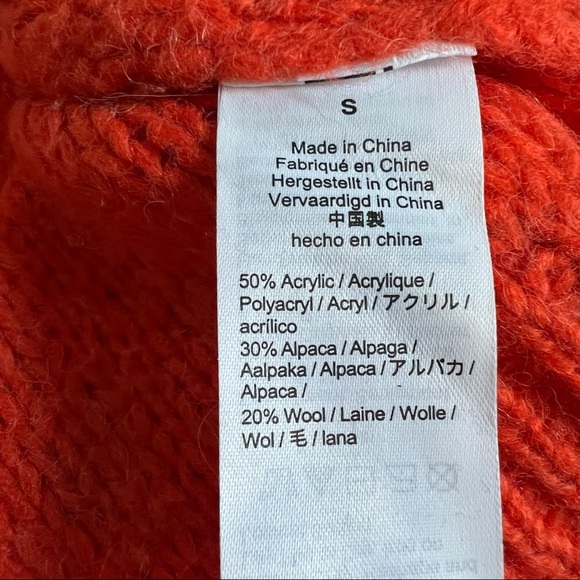 J Crew Wool Alpaca Blend Pointelle Flower Knit Sweater - Picture 6 of 6